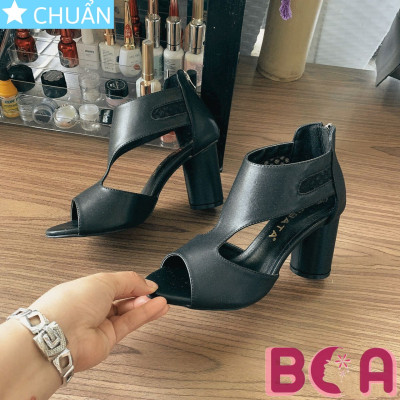 Giày nữ chính hãng ROSATA RO674 hở mũi cao gót 7 phân thiết kế độc đáo rất sành điệu và thời trang lại êm chân, tôn dáng cực kì