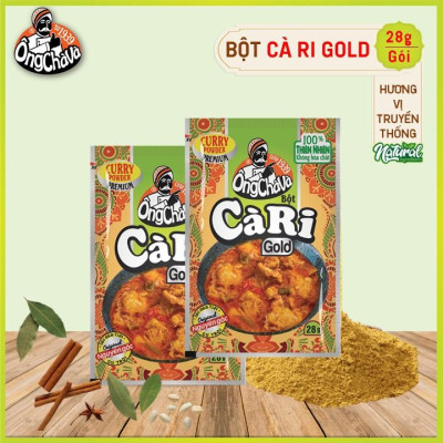 Combo 2 gói Bột Cà Ri Gold Ông Chà Và 28gr (Curry Powder)