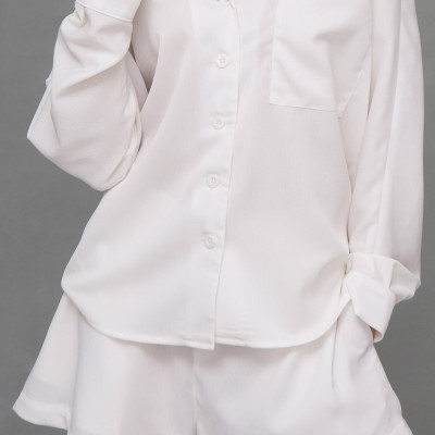 Quần Short Nữ Lụa Xô Túi Sườn Maxivic, La Mộc - LM62175