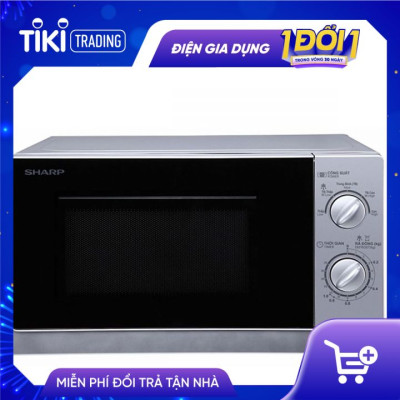 Lò Vi Sóng Sharp R-202VN-S (20L) - Bạc - Hàng chính hãng