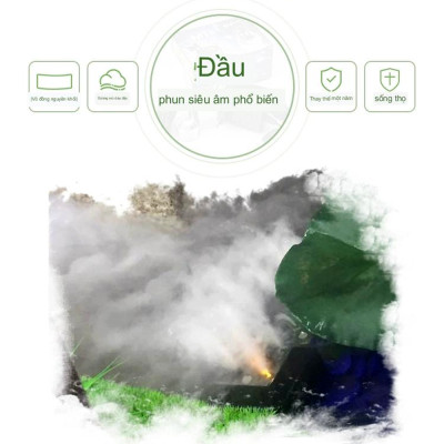 Máy tạo khói hồ cá Koi Loại Lớn 10 đầu, 36V có phao nổi cao cấp 