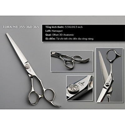 Kéo cắt tóc TORA NB-355