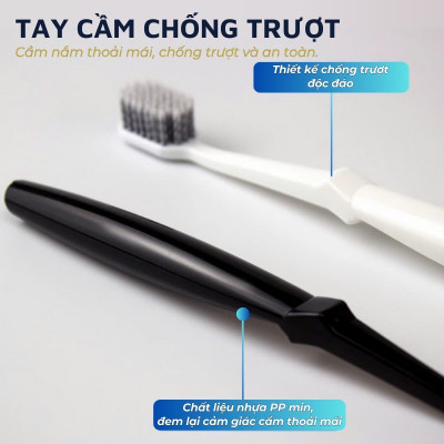 Bộ 2 bàn chải đánh răng Raoyi R7688 DandiHome chuyên bảo vệ nướu