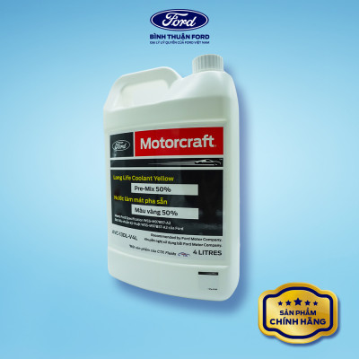 Nước Làm Mát Ô Tô Chính Hãng Ford Motorcraft 4L – Màu Vàng | Bảo Vệ Động Cơ, Tiêu Chuẩn Ford WSS-M97844-D
