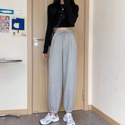 Quần nữ,quần nỉ nữ ống bó chun 2 màu mẫu mới QN03