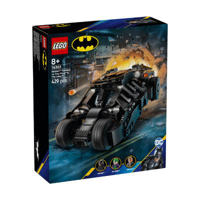 LEGO SUPERHEROES 76303 Đồ Chơi Lắp Ráp Batman Tumbler Đấu Với Two-Fac Và Joker (429 chi tiết)