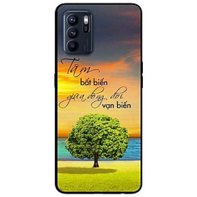 Ốp lưng dành cho Oppo Reno 6 - Reno 6 Z mẫu Tâm Bất Biến