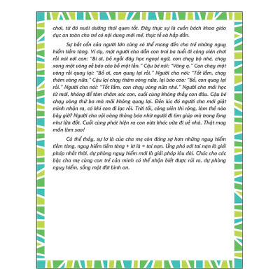 Sách: Bách Khoa Nuôi Dưỡng Thói Quen Tốt Cho Trẻ - Thói Quen Tốt Về An Toàn