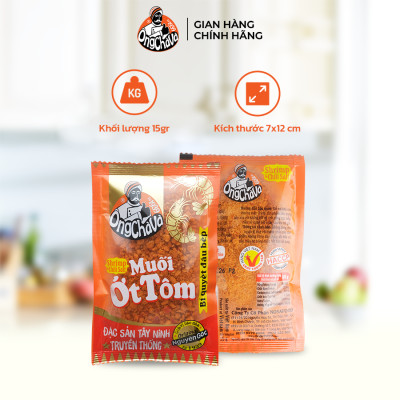 Combo 5 Gói Muối Ớt Tôm Ông Chà Và 15g Tiện Lợi – Hàng Chính Hãng