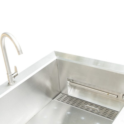 Máy rửa bát sóng siêu âm cho nhà hàng, bếp ăn tập thể  Rama RB1200 dung tích 180L - Hàng chính hãng