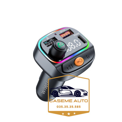 Tẩu Sạc Ô Tô MP3 QC031 - Sạc Nhanh 38W, FM Bluetooth - Hàng Chính Hãng