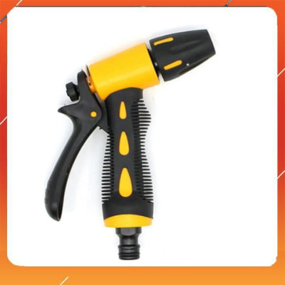️Evoucher Bộ dây vòi xịt nước rửa xe, tưới cây , tăng áp 3 lần, loại 15m 206319 đầu đồng, cút đồng nối nhựa đen