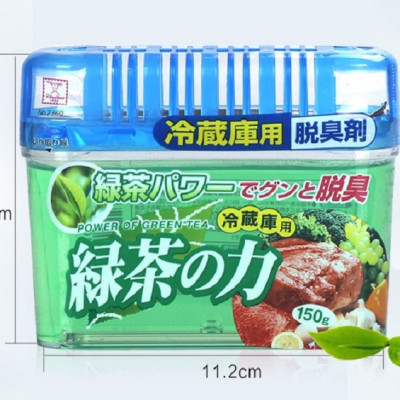 Sáp khử mùi tủ lạnh 150g, khử mùi mạnh mẽ các mùi khó chịu đáng lo ngại với sức mạnh của trà xanh - nội địa Nhật Bản