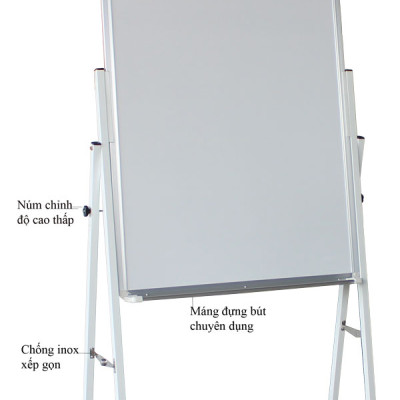Bảng Flipchart chân gấp viết bút lông từ Laminate KT 60x100cm