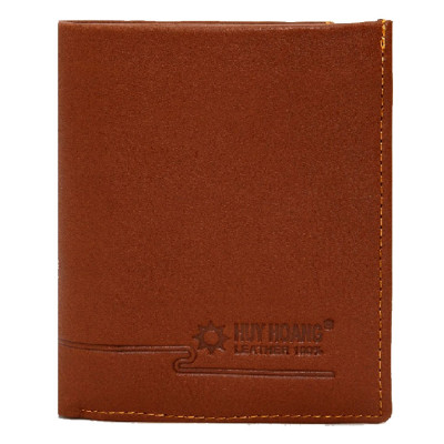 Ví nam Huy Hoàng da bò sọc ngang kiểu đứng màu da, đen, nâu HC2138-39-40