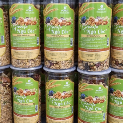 NGŨ CỐC DINH DƯỠNG GRANOLA ( hũ 500gr )