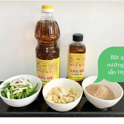 Bột tỏi 300gr Hoà Ký thơm tròn vị tỏi nguyên chất