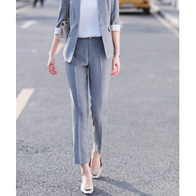 Quần Tây Nữ Titishop ACC472 Xám