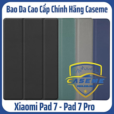 Bao Da Từ Tính Chống Sốc Dành Cho Xiaomi Pad 7 / 7 Pro 11.2 inch (2024) – Auto Sleep/Wake, Gập 3 Có Giá Đỡ, Da PU Cao Cấp - Hàng Nhập Khẩu
