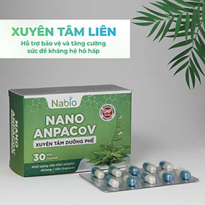 TPBVSK Nano Anpacov - bảo vệ và tăng cường sức khoẻ hệ hô hấp