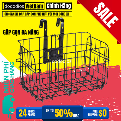Giỏ xe đạp gấp gọn dododios phù hợp với mọi dòng xe - Hàng chính hãng
