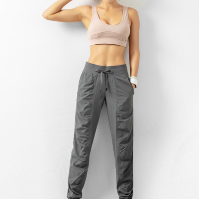 Quần Jogger Thể Thao Nữ Vải Dù Cao Cấp Hàng Quảng Châu