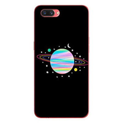 Ốp lưng in cho Oppo Realme C1 mẫu Vệ Tinh Nền Đen - Hàng chính hãng