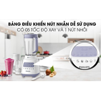 Máy xay sinh tố Philips để bàn HR2221, công suất 700W, bảo hành 2 năm | Hàng chính hãng