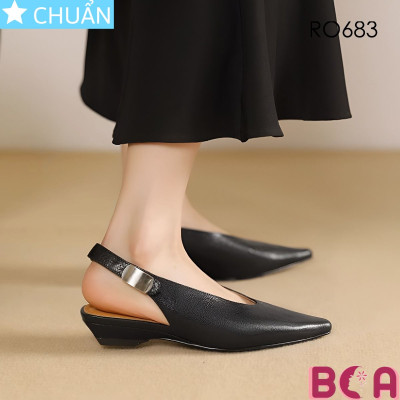 Giày Slingback cao 3 phân RO683 ROSATA tại BCASHOP Sự Kết Hợp Hoàn Hảo Giữa Thanh Lịch và Tối Giản