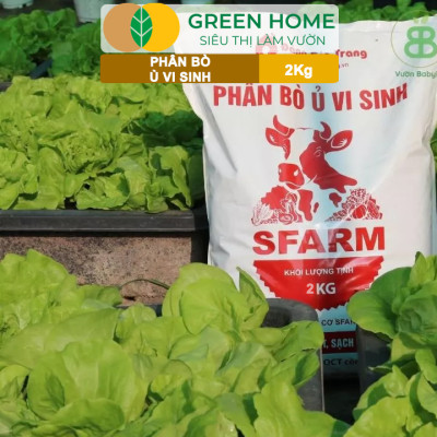 Phân Bón Hữu Cơ GreenHome, Sfarm, Nhiều Loại, Giúp Đất Tơi Xốp, Bổ Sung Chất Hữu Cơ Và Vi Sinh Vật