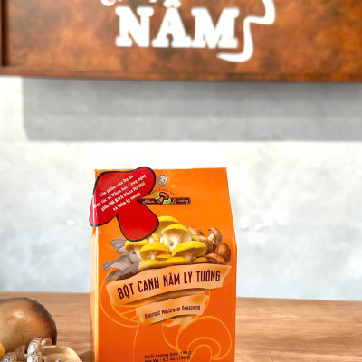 Combo 3 Gói Bột Canh Nấm Chay Lý Tưởng 150g, Nguyên Chất Từ Nấm Thơm Ngon Đậm Vị An Toàn Cho Sức Khoẻ