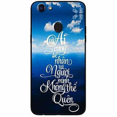 Ốp lưng in cho Oppo F5 Mẫu Không Thể Quên