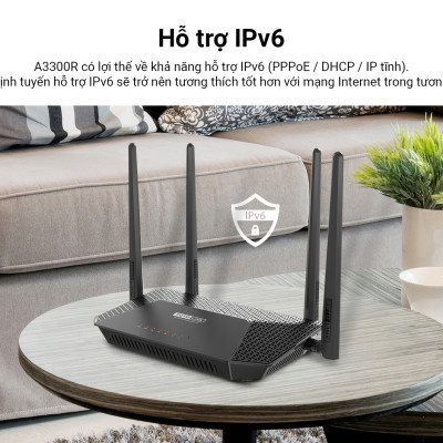 Router Wi-Fi băng tần kép Gigabit AC1200-A3300R_HÀNG CHÍNH HÃNG