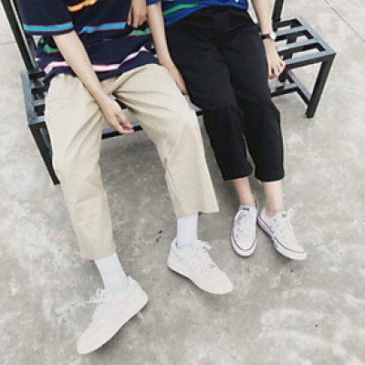 HÌNH THẬT  Quần culottes ống rộng Kaki đẹp. Quần Kaki nữ.