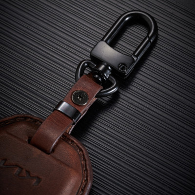 Bao da ép phom Handmade chìa khóa xe ô tô Kia CARNIVAL 2022 da bò thât giá tận xưởng (có bán sỉ) - hàng chính hãng