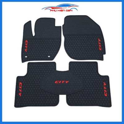 Lót sàn ô tô cao su City 2015-2016-2017-2018-2019-2020-2021-2022 không mùi chống trơn trượt