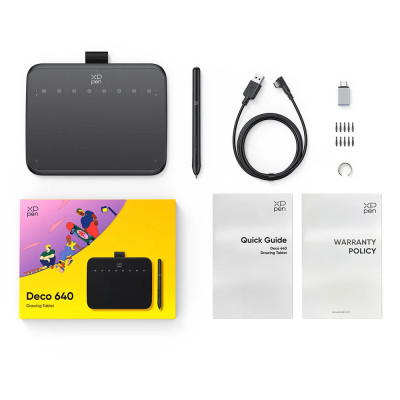 XP-Pen Deco 640 - Bảng Vẽ Điện Đa Năng - Hàng Chính Hãng 
