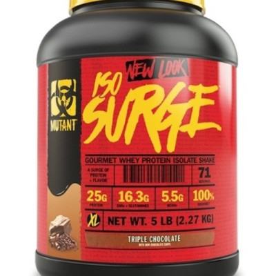 Mutant Iso Surge 5Lbs  - Bổ sung Protein, hỗ trợ tăng Cơ, phục hồi Cơ, Zero Đường Lactose