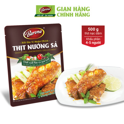 Xốt Gia Vị Hoàn Chỉnh BARONA - Thịt Nướng Sả 80g
