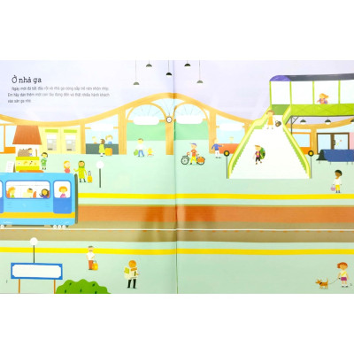 First Sticker Book - Sách Dán Hình Đầu Đời Cho Bé - Tàu Hỏa