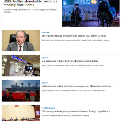 Tạp chí Tiếng Anh - Nikkei Asia 2023: kỳ 19: HSBC