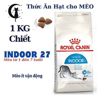 Royal Canin Indoor 27 Thức Ăn Hạt Mèo 1-7 Tuổi | Mèo Ít Vận Động [Dry cat food]