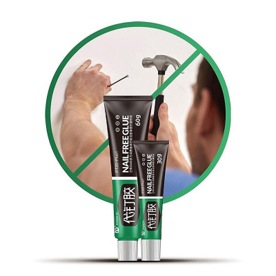 Keo Dán Đa Năng, Keo Siêu Dính, Dán chắc như đóng đinh NOMORE NAIL Tuýp 60g