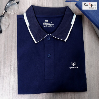 Áo Thun Polo Casual GUMAN Deep Blue GDB112