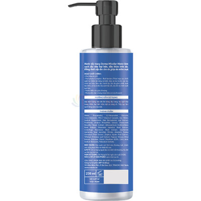 Nước tẩy trang Emmié by HappySkin Derma Micellar Water (238ml/250ml) - Hàng chính hãng