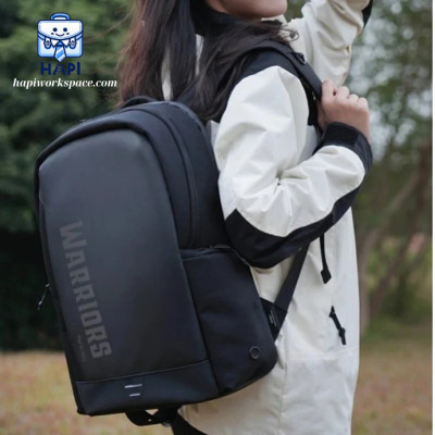 Balo chống thấm nước hàng chính hãng WiWU Warriors X Pro 15.6 inch: Cordura 1000D Nylon, da PU, chống sốc, giữ form
