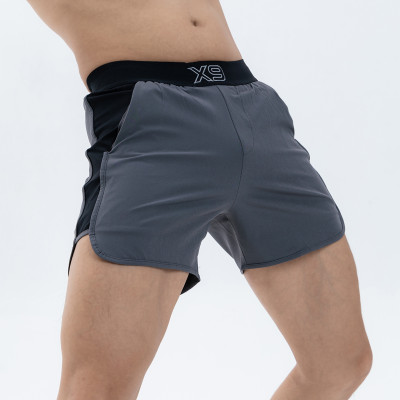Quần Short Thun Nam Thể Thao Ngắn 5 inch Phối Màu 2 Bên Tập Gym Chạy Bộ Pickleball đạp xe ôm body - X9 Sportswear - X093