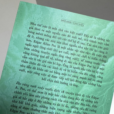 VÀO VÙNG NƯỚC XOÁY - Edgar Allan Poe - Lê Minh Đức dịch - Nhã Nam - Nhà xuất bản Văn Học.