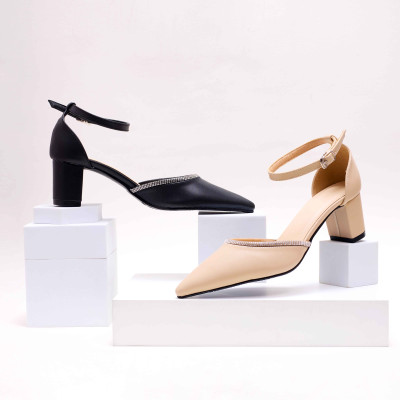 Giày Gót Trụ Slingback 5P PABNO PN22028