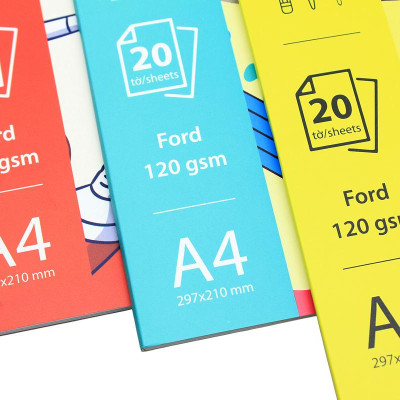 Tập Vẽ A4 - 40 Trang 120gsm - The Sun - Trang Trại Sắc Màu